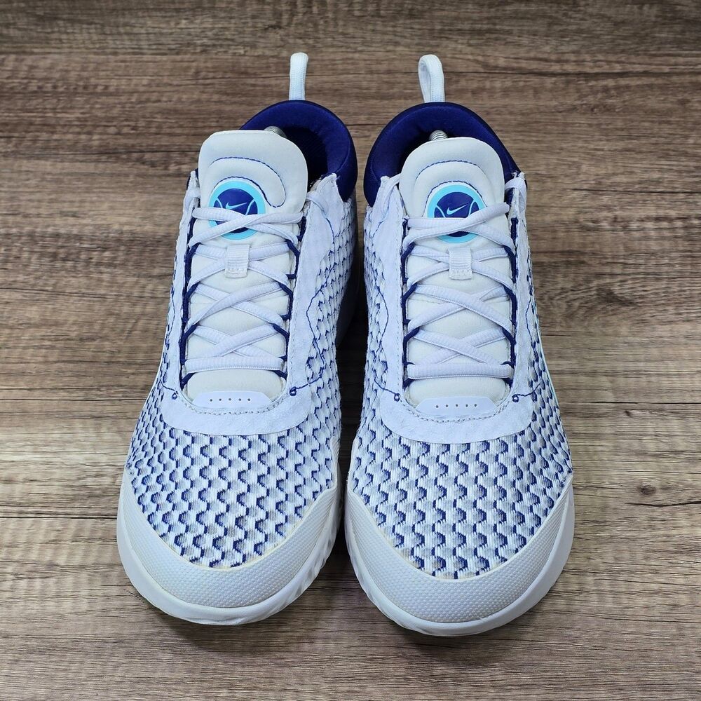 Nike Court Zoom Pro HC Men's Size 9.5 White Blue Tennis Shoes (DH0618-141) - Picture 2 of 9